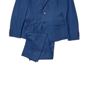 Lauren Ralph Lauren Big boys navy Blue Suit set size 14R. Classic fit